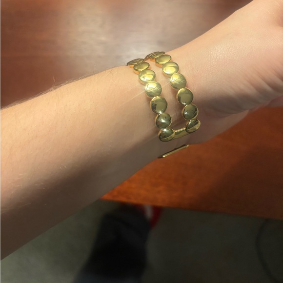 NWOT - Ann Taylor gold plated bangle bracelet - Picture 5 of 6